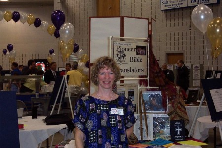 Lori at First Church of Christ in Burlington, KY, one of the faithful partners that God provided for Lori's ministry.